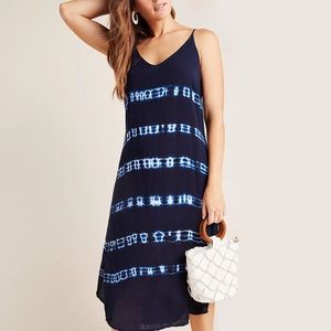 Anthro Cloth & Stone Mia Tie-Dyed Midi Dress
